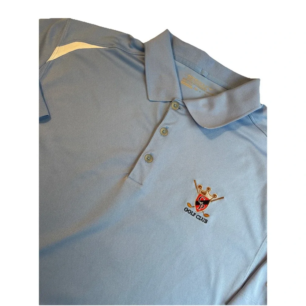 NIKE Golf Tour Performance Polo DriFit CP Golf Club‎ Men's XL